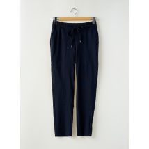 MORE & MORE - Pantalon droit bleu en polyester - Femme - Taille 38 - Modz