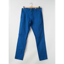 BRUCE & BUTLER - Pantalon chino bleu en coton - Homme - Taille W33 - Modz