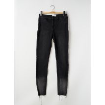 SELECTED - Jeans skinny noir en coton - Femme - Taille 36 - Modz