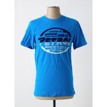 PETROL INDUSTRIES - T-shirt bleu en coton - Homme - Taille S - Modz