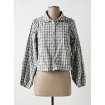 HAILYS - Chemisier gris en coton - Femme - Taille 34 - Modz