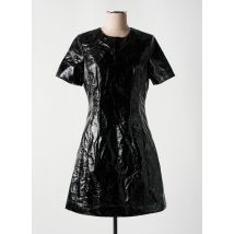 ASTRID BLACK LABEL - Robe courte noir en polyurethane - Femme - Taille 38 - Modz