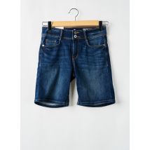 TOM TAILOR - Bermuda bleu en coton - Femme - Taille W26 - Modz