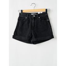 MANGO - Short noir en coton - Femme - Taille 32 - Modz