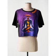 REALLY DOESN'T MATTER - T-shirt violet en coton - Femme - Taille 38 - Modz