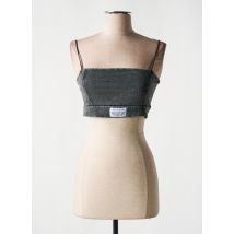 TALLY WEIJL - Top gris en coton - Femme - Taille 36 - Modz