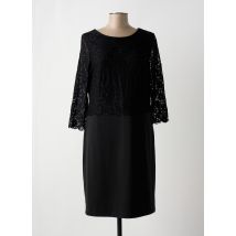 BON PRIX - Robe mi-longue noir en polyester - Femme - Taille 42 - Modz