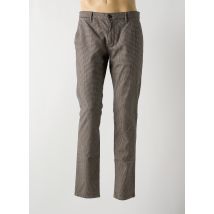 ALBERTO - Pantalon chino marron en coton - Homme - Taille TU - Modz