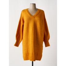 YESTA - Robe pull orange en polyester - Femme - Taille 46 - Modz