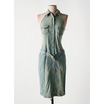 MISS SIXTY - Robe mi-longue bleu en coton - Femme - Taille 36 - Modz