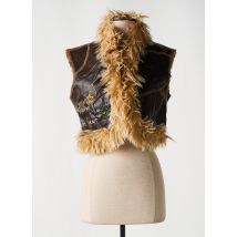 MISS SIXTY - Veste casual marron en acrylique - Femme - Taille 36 - Modz