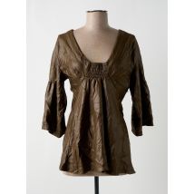 WE ARE REPLAY - Tunique manches longues marron en polyester - Femme - Taille 36 - Modz