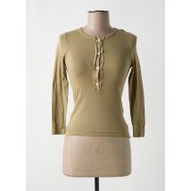 REPLAY - T-shirt vert en coton - Femme - Taille 34 - Modz