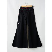 KILLAH - Pantalon flare noir en coton - Femme - Taille W25 - Modz