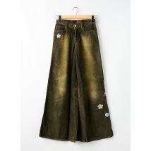 KILLAH - Pantalon flare vert en coton - Femme - Taille W28 - Modz
