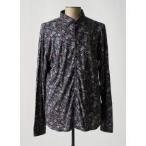 DESOTO - Chemise manches longues bleu en coton - Homme - Taille XL - Modz