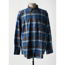 BANDE ORIGINALE - Chemise manches longues bleu en coton - Homme - Taille 4XL - Modz