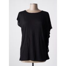 TRES BOUTONS - Top noir en viscose - Femme - Taille 44 - Modz