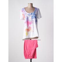 EGATEX - Pyjama rose en coton - Femme - Taille 38 - Modz