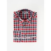 BANDE ORIGINALE - Chemise manches longues rouge en coton - Homme - Taille M - Modz