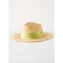 PIECES - Chapeau vert en autre matiere - Femme - Taille TU - Modz