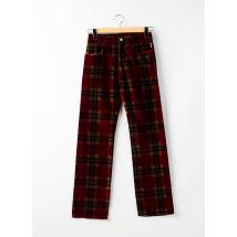 JEAN PAUL GAULTIER - Pantalon droit rouge en coton - Femme - Taille W30 - Modz
