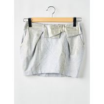 IMPERIAL - Jupe courte gris en coton - Femme - Taille 38 - Modz
