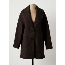 LA FÉE ATELIER BY LA FÉE MARABOUTÉE - Manteau long marron en laine - Femme - Taille 38 - Modz
