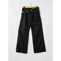 WE ARE REPLAY - Pantalon flare noir en coton - Femme - Taille W27 - Modz