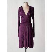 MISS SIXTY - Robe mi-longue violet en viscose - Femme - Taille 38 - Modz
