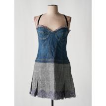 DOLCE & GABBANA - Robe courte bleu en coton - Femme - Taille 40 - Modz