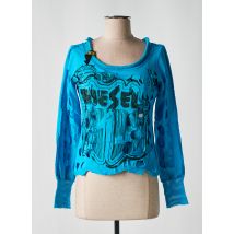 DIESEL - Top bleu en coton - Femme - Taille 40 - Modz