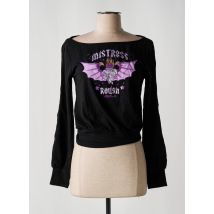 KILLAH - Top noir en coton - Femme - Taille 36 - Modz