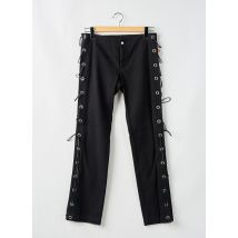 JEAN PAUL GAULTIER - Pantalon slim noir en coton - Femme - Taille 36 - Modz