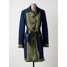 DOLCE & GABBANA - Trench bleu en viscose - Femme - Taille 38 - Modz