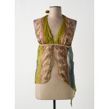 EINSTEIN - Top vert en soie - Femme - Taille 40 - Modz