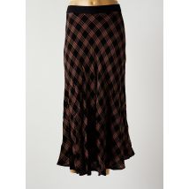 LA FEE MARABOUTEE - Jupe longue marron en viscose - Femme - Taille 38 - Modz