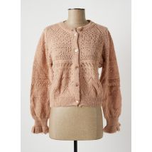 LA FEE MARABOUTEE - Gilet manches longues beige en polyamide - Femme - Taille 42 - Modz
