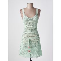 KILLAH - Robe mi-longue vert en coton - Femme - Taille 38 - Modz