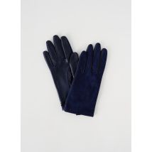 GLOVE STORY - Gants bleu en cuir d'agneau - Femme - Taille 7,5 - Modz