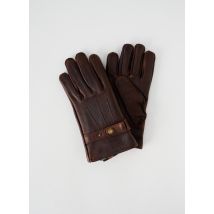 STETSON - Gants marron en cuir - Homme - Taille 10 - Modz