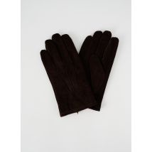 STETSON - Gants marron en cuir - Homme - Taille 10 - Modz