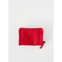SABRINA - Portefeuille rouge en cuir - Femme - Taille TU - Modz