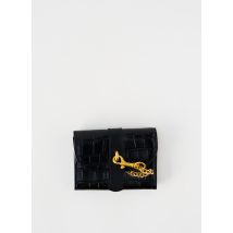 LANCASTER - Portefeuille noir en cuir - Femme - Taille TU - Modz