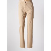 COWEST - Pantalon slim beige en coton - Femme - Taille 48 - Modz
