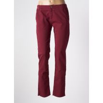 LE PETIT BAIGNEUR - Pantalon chino rouge en coton - Femme - Taille 40 - Modz
