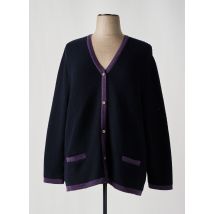 THEL ELEGANCE - Gilet manches longues bleu en acrylique - Femme - Taille 46 - Modz