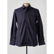 BERAC - Chemise manches longues bleu en coton - Homme - Taille S - Modz