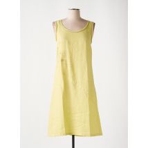 ARMOR LUX - Robe mi-longue jaune en lin - Femme - Taille 36 - Modz