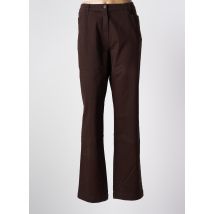 ARMOR LUX - Pantalon droit marron en coton - Femme - Taille 52 - Modz